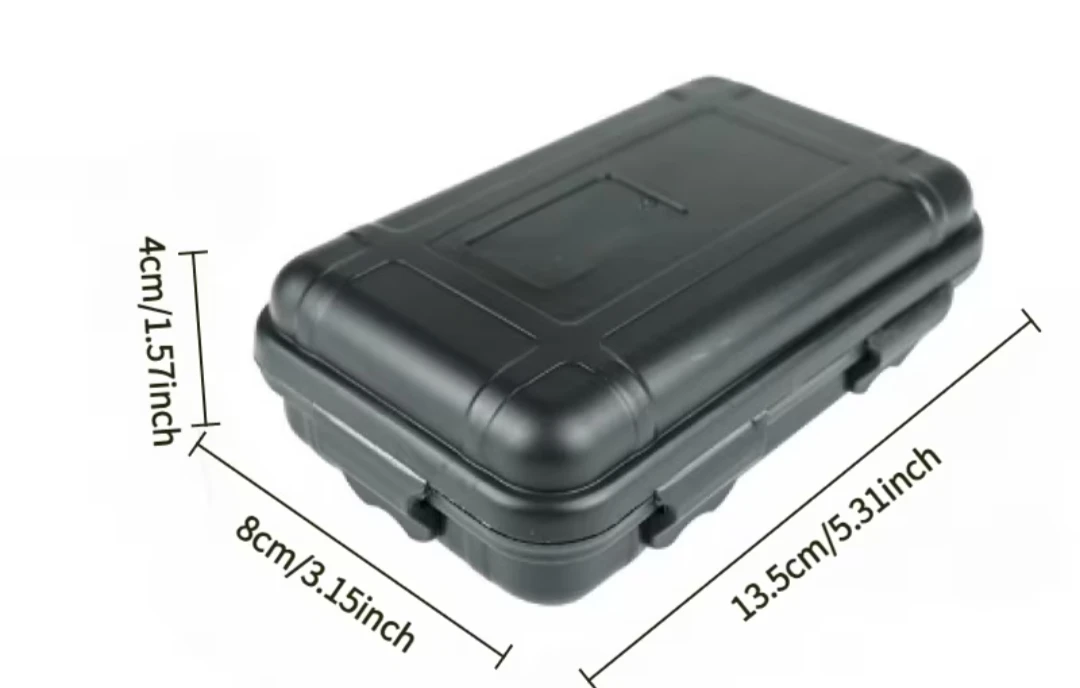 NIP - Small Hard Plastic Electronics Jewellery Storage Case - photo 2