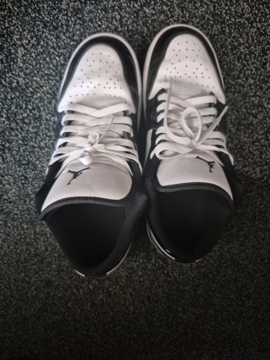 Air Jordan Sneakers Black and White