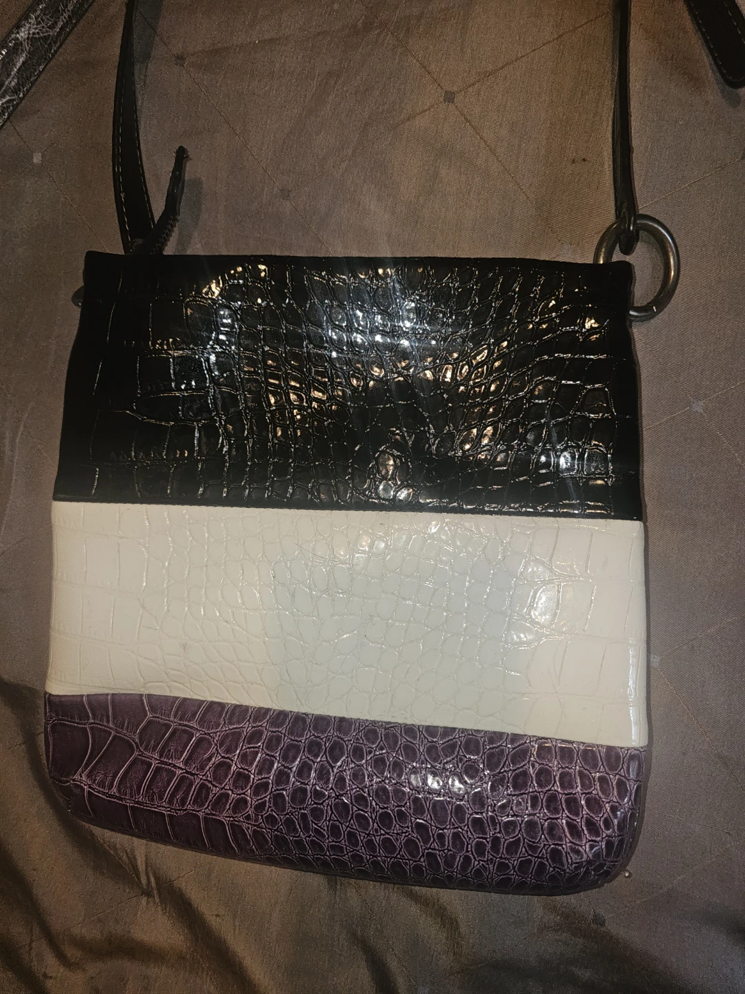 Guess purse Black purple white - photo 4