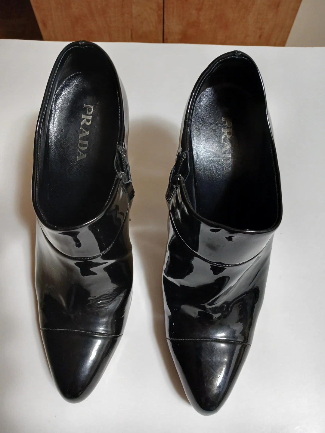 Prada Patent Leather Ankle Boots - Vernace Glamor - photo 2