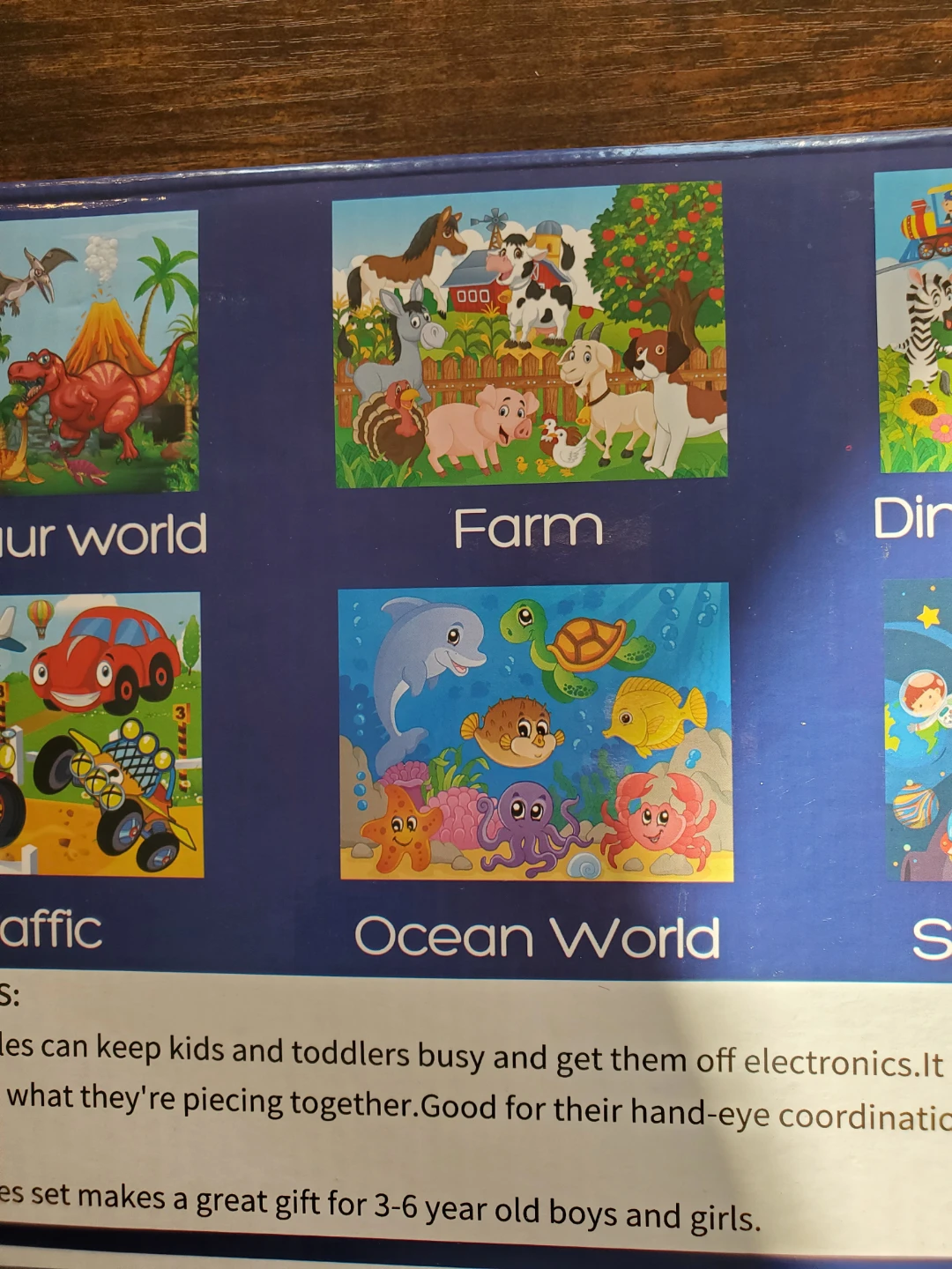 Bippidyci Wooden Jigsaw Puzzles...Like new...Set of 6 - photo 5