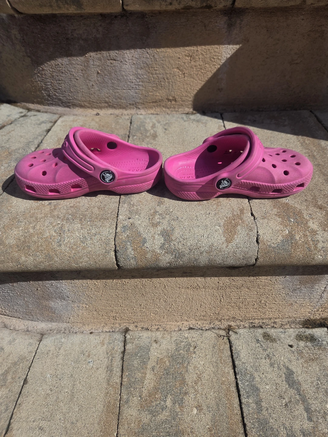 Pink Crocs Clogs Size 8 - photo 2