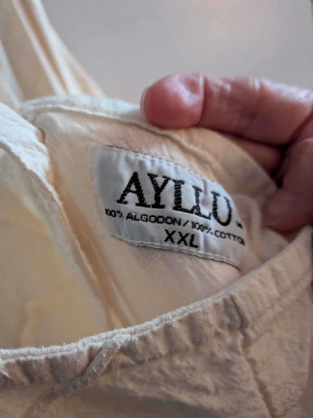 Ayllu Cotton Maxi Dress - Off-White - photo 3