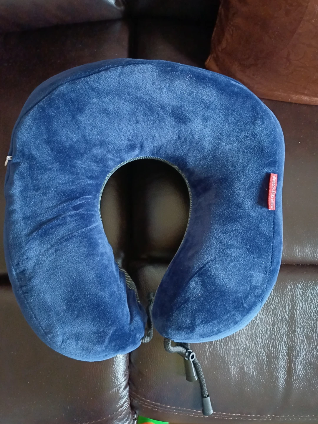 Blue Memory Latex Neck Pillow - photo 3