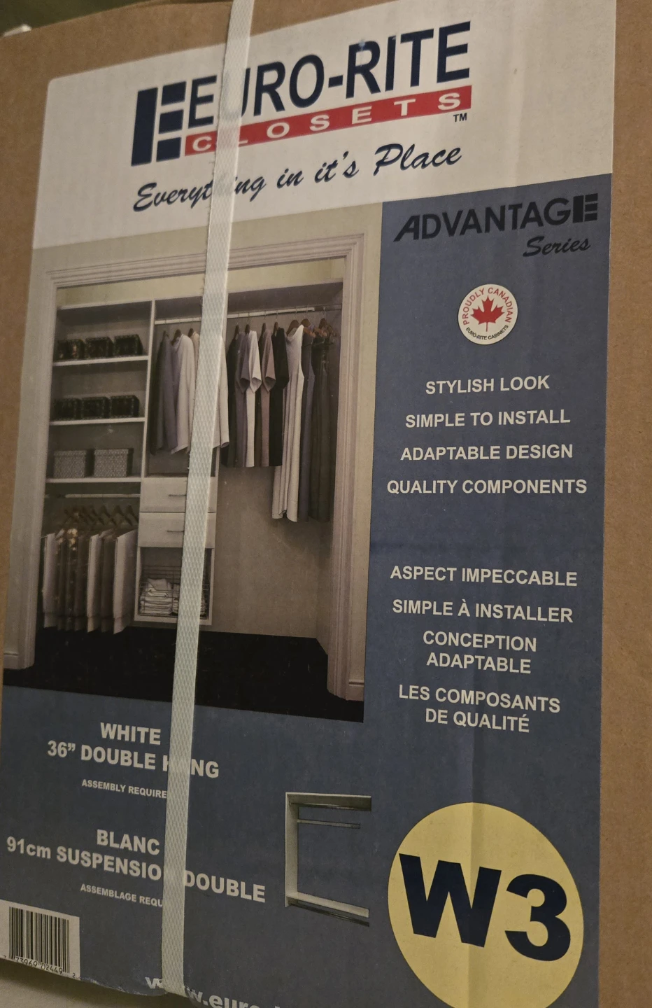 Closet Organizer System (3 Pc) - White - photo 3