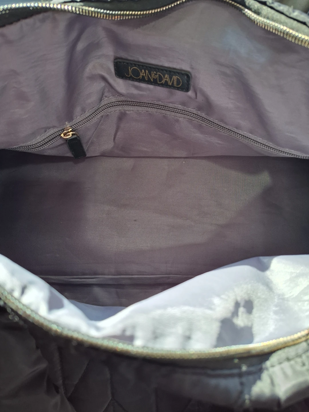 Joan & David Quilted Black Duffel Bag - photo 3
