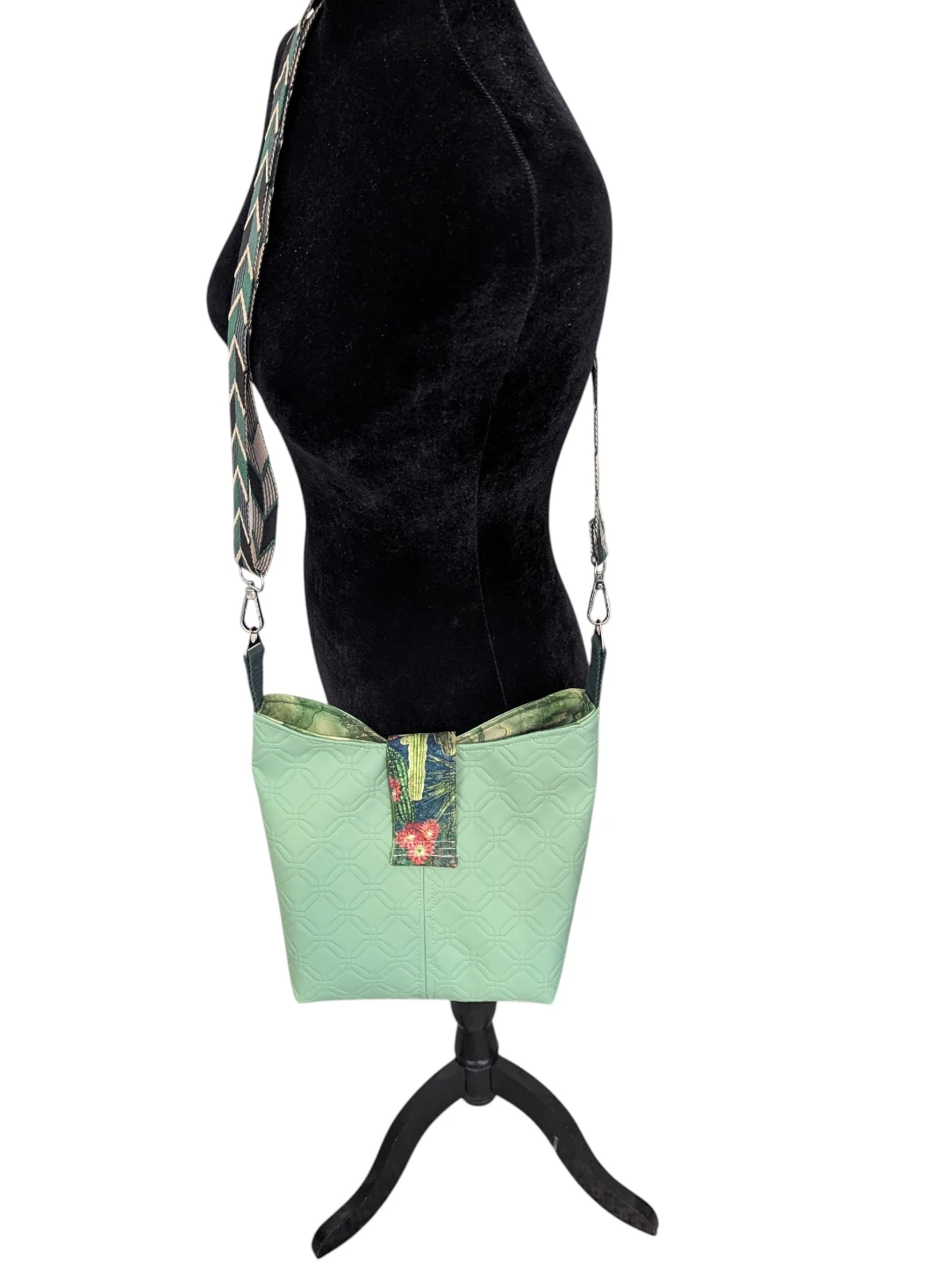 Cactus Green Bucket Crossbody Bag - photo 2