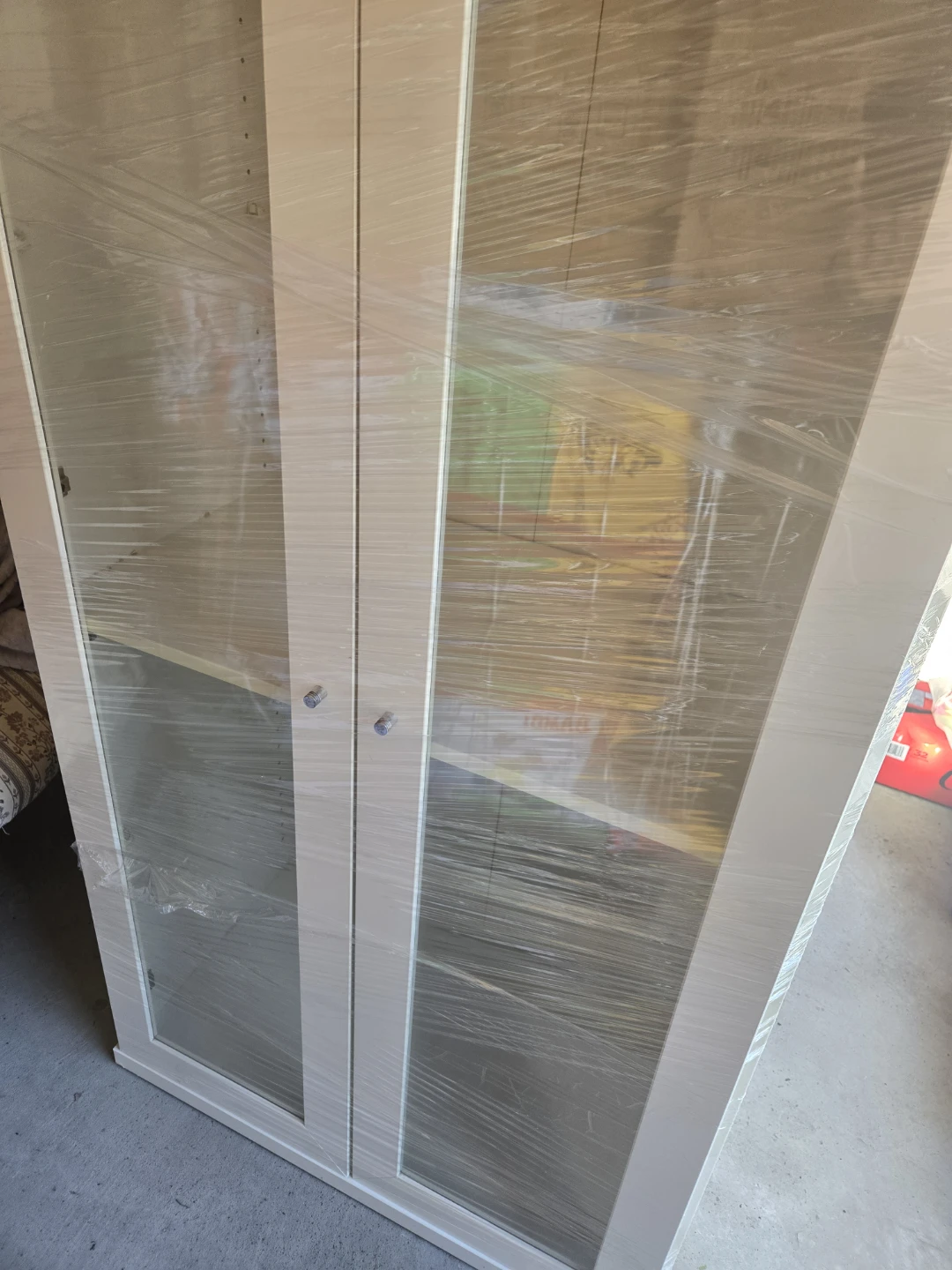 White IKEA Billy Oxberg Cabinet - photo 2