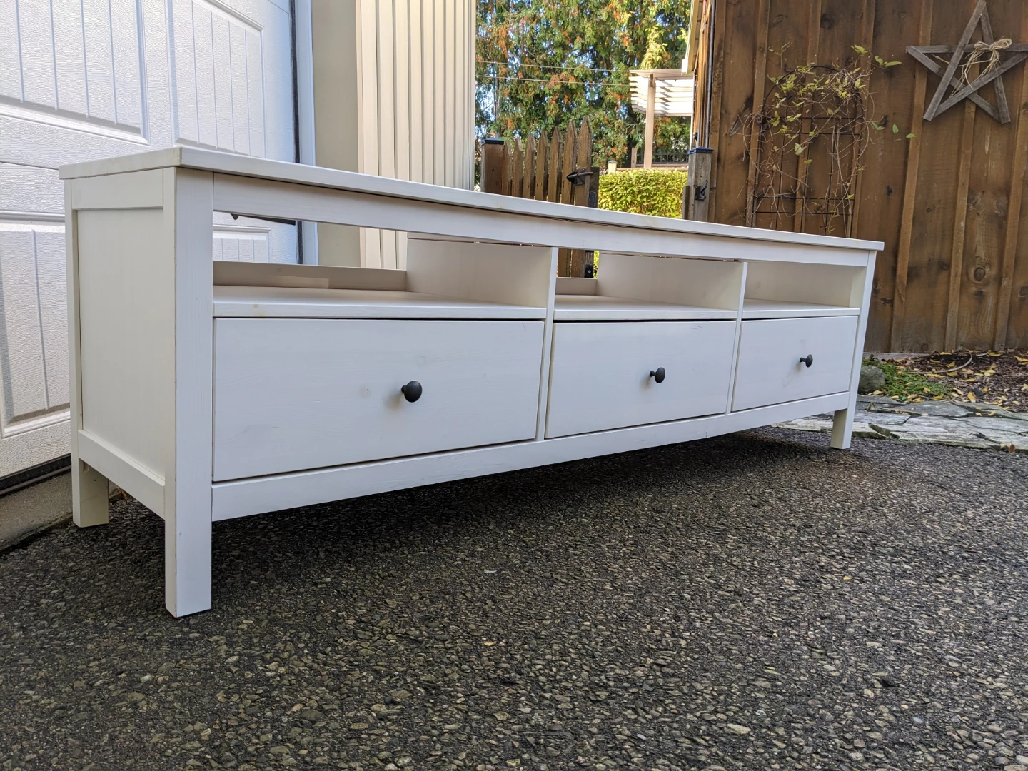 Ikea HEMNES TV Stand in Solid Pine - photo 2