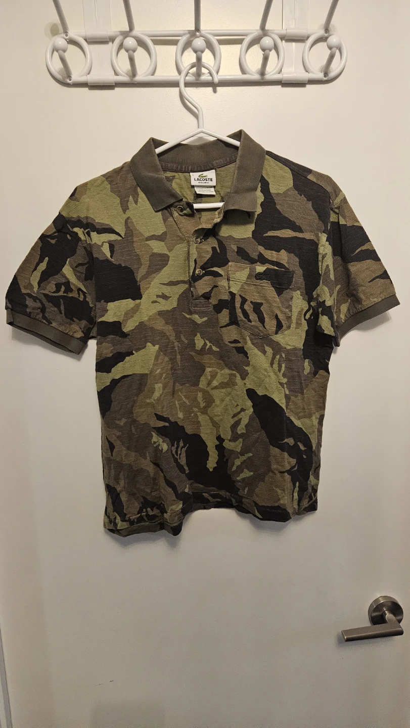 Lacoste Camo Polo Shirt