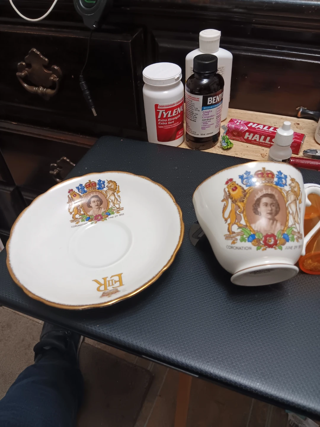 Queen Elizabeth II 1953 Coronation Cup and Saucer