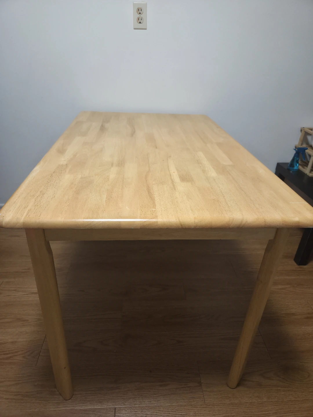 Light Wood Rectangular Dining Table - photo 2