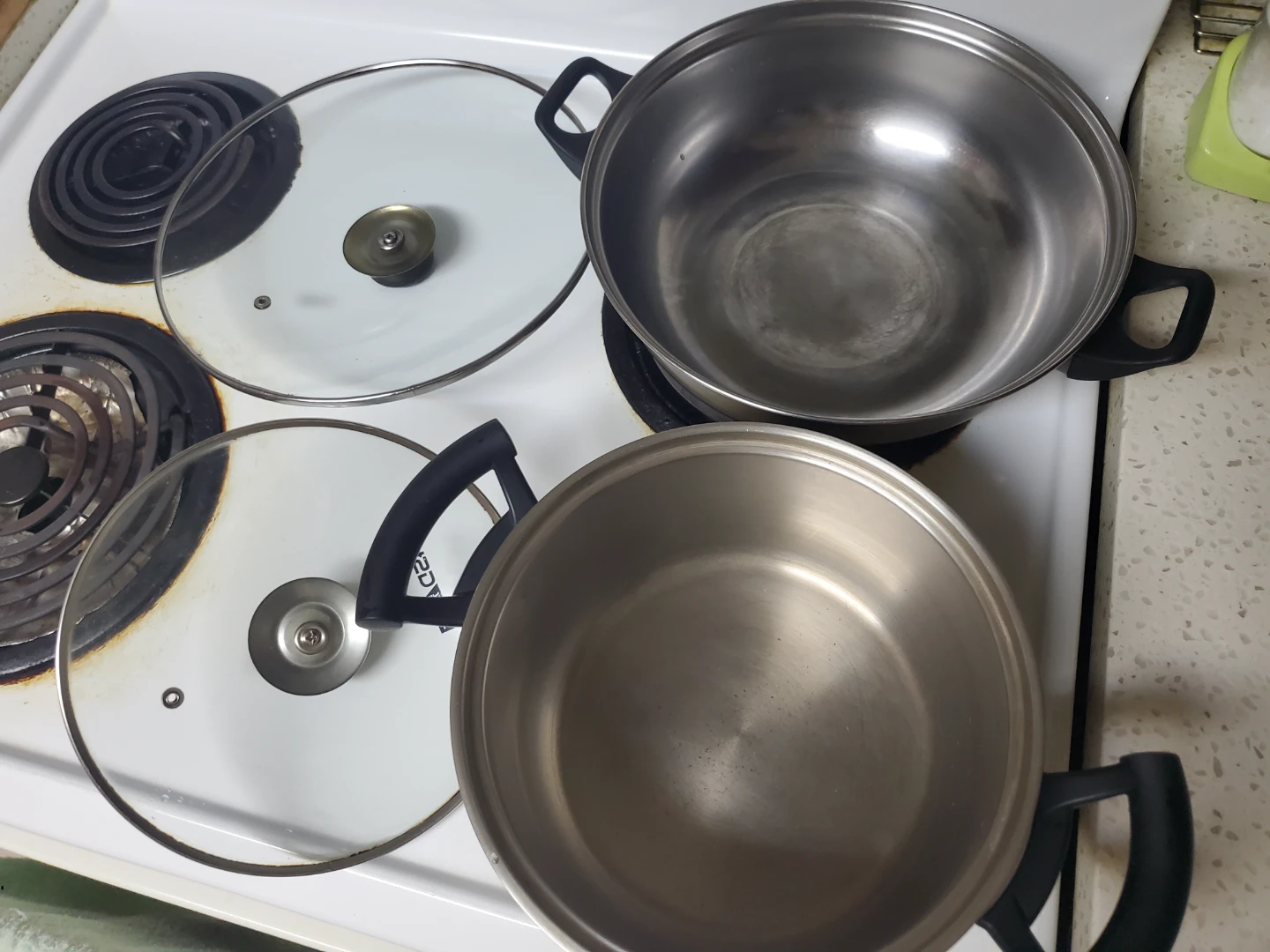 Two Stainless Steel Pots - photo 2