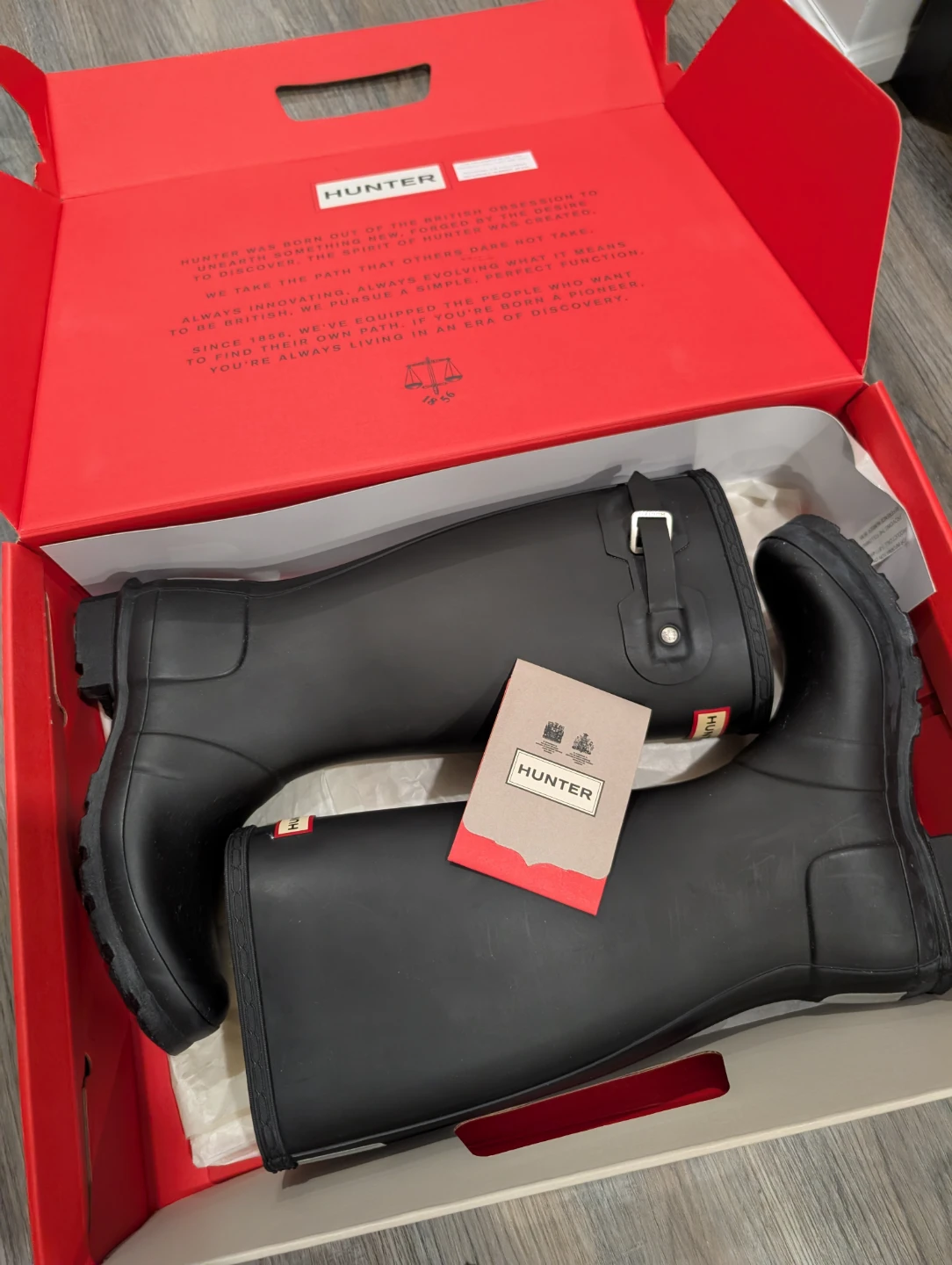 Hunter Original Tall Rain Boots - Black