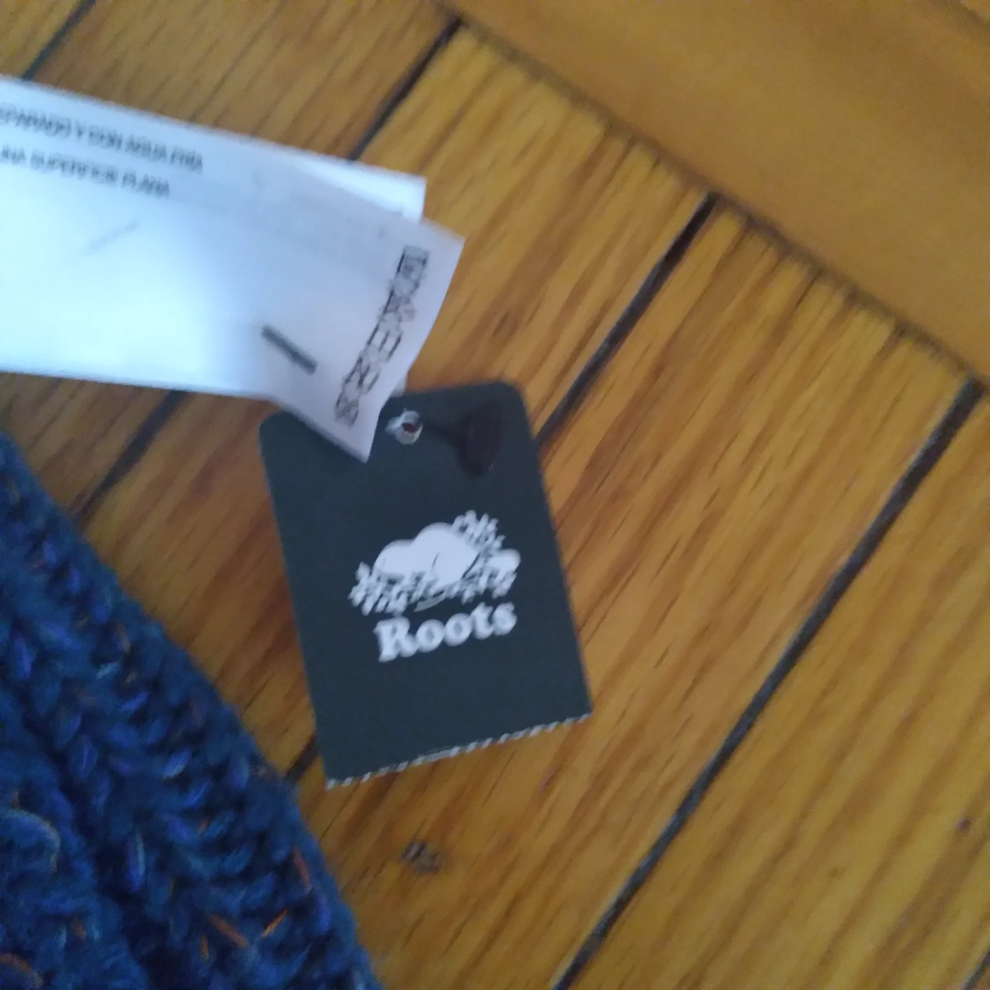 Roots Blue Knit Neck Warmer - photo 2