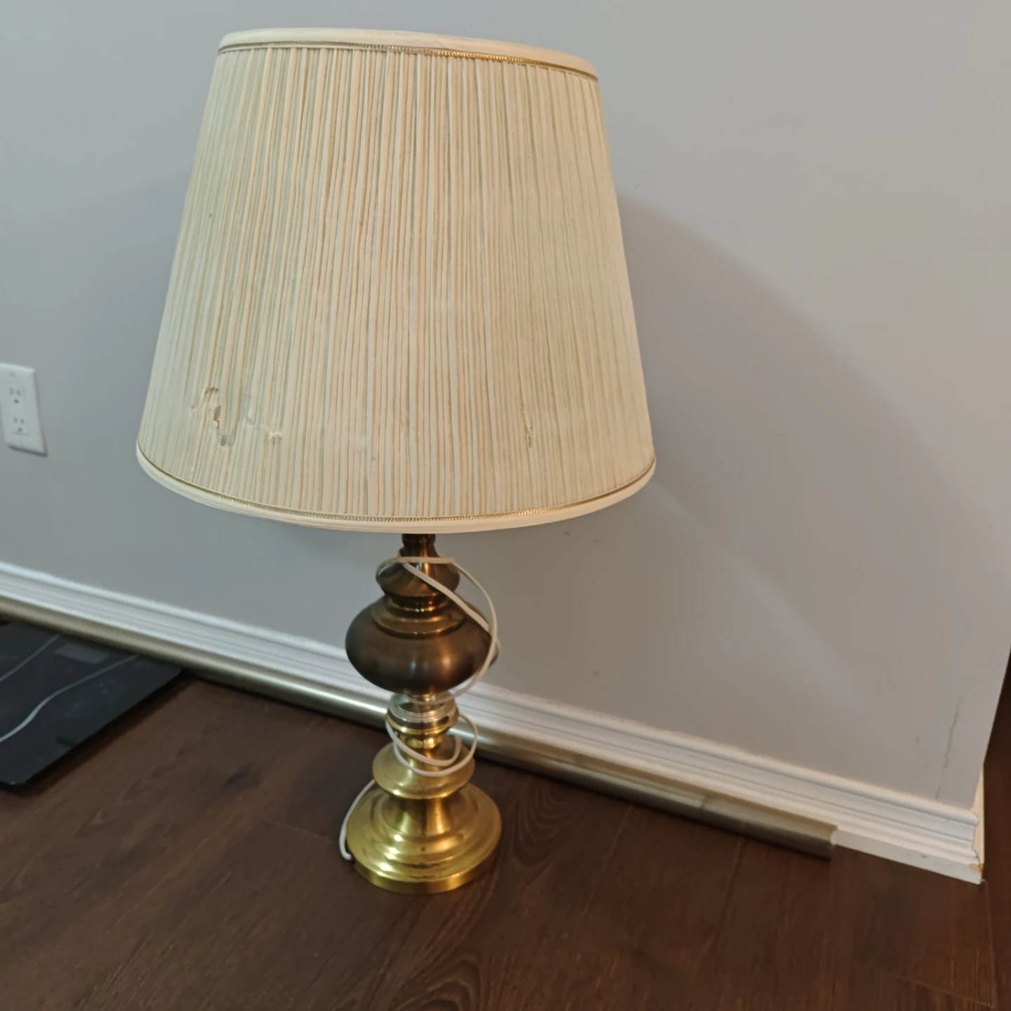 Vintage Brass Table Lamp