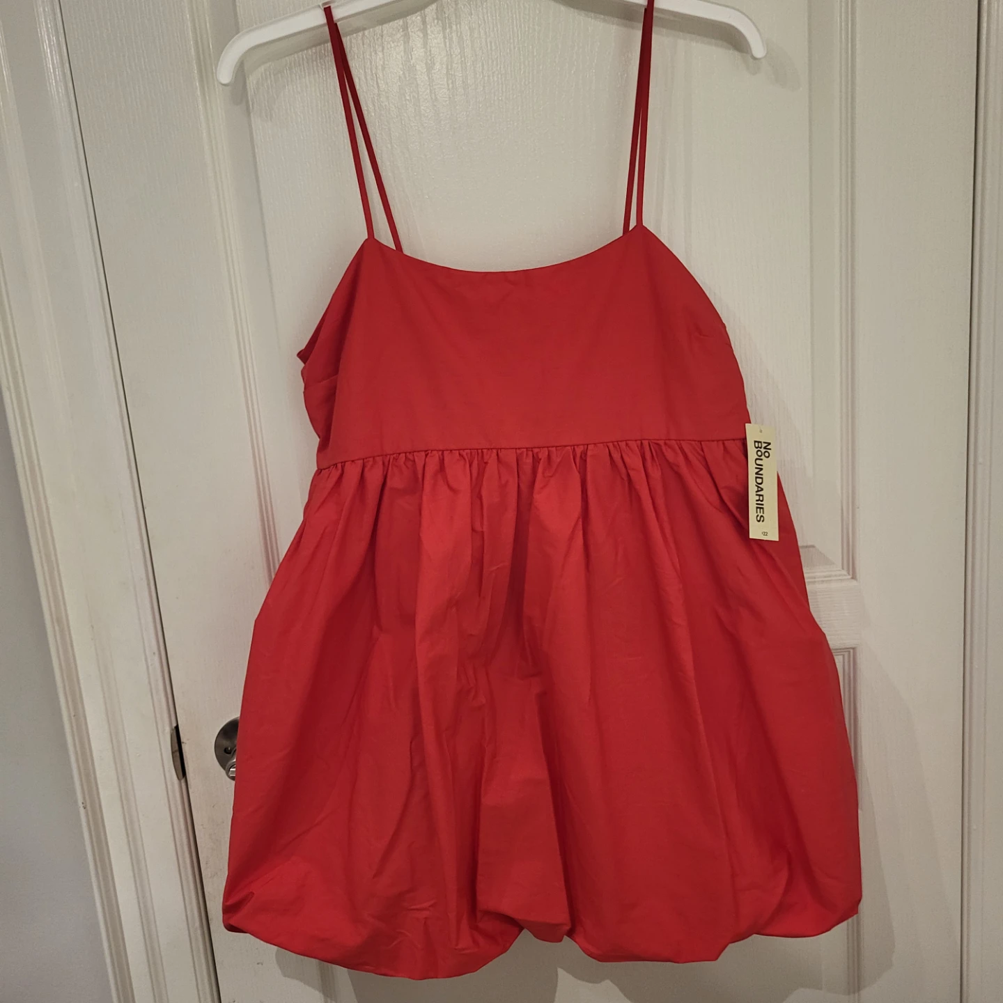 No Boundaries Spaghetti Strap Bubble Dress