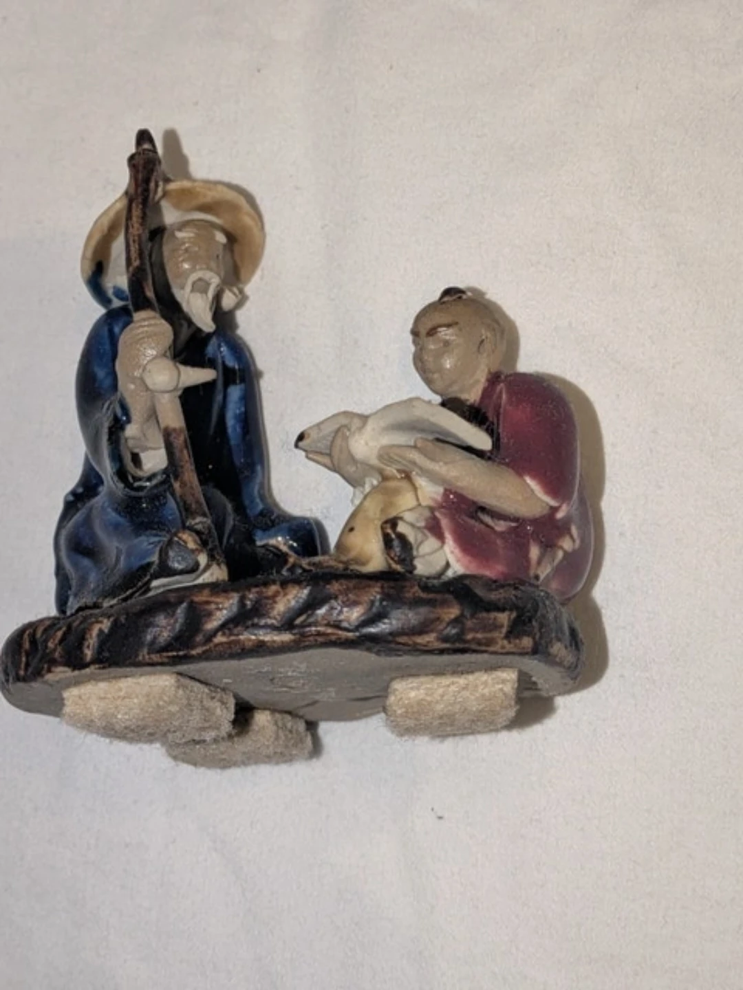 Asian Artisan Figurine 3 in tall