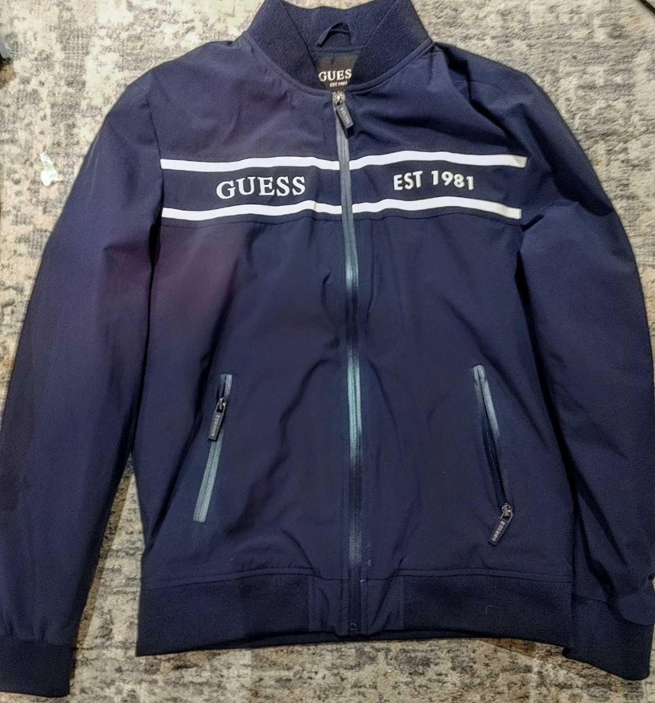 Guess Billy Logo Bomber Jacket - Brand NEW With Tags!