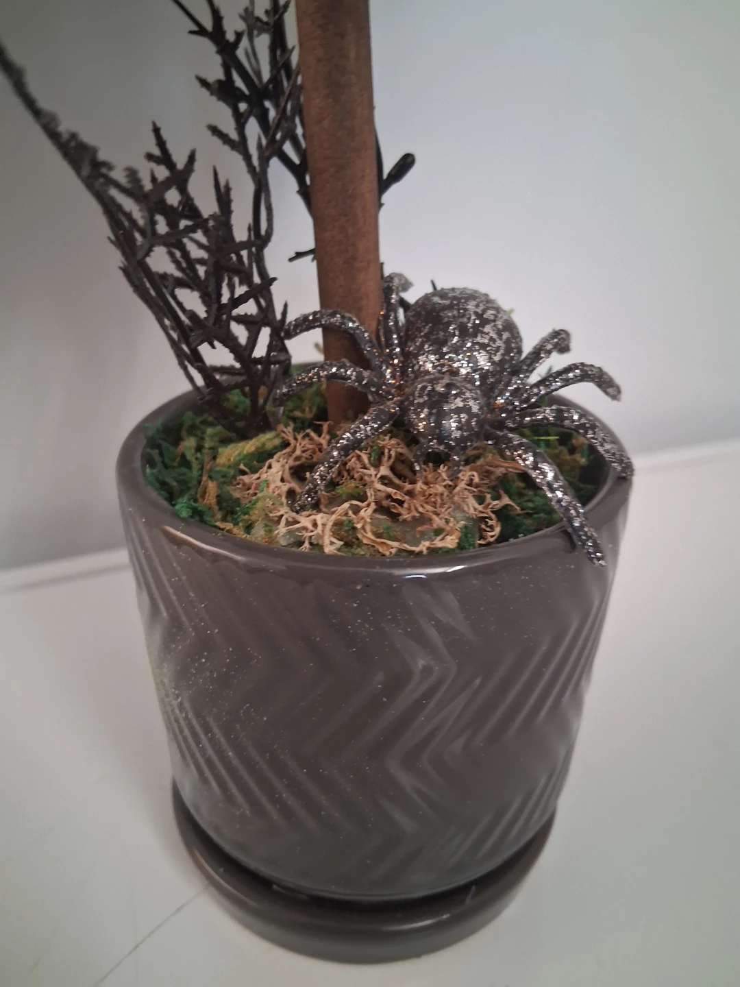 Halloween Floral Spooky Topiary Decoration - photo 2