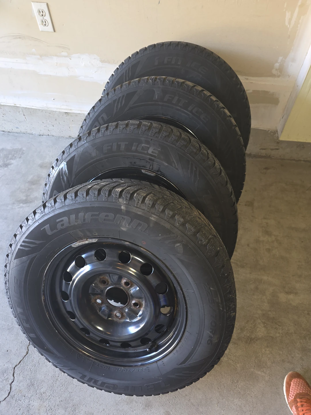 Used winter tires on Rims for sale - photo 2