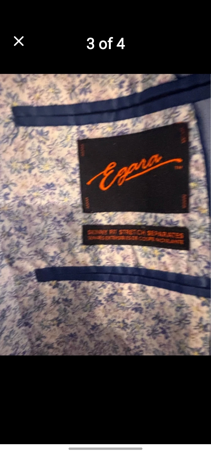 Egara Light Blue Skinny Fit Suit - photo 2
