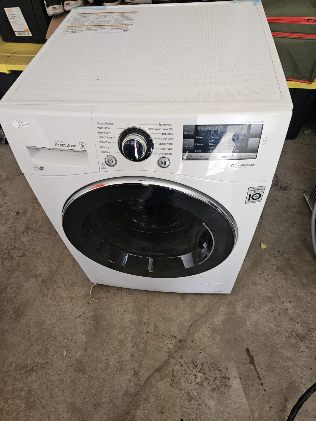 LG 24" washer and dryer set - photo 2