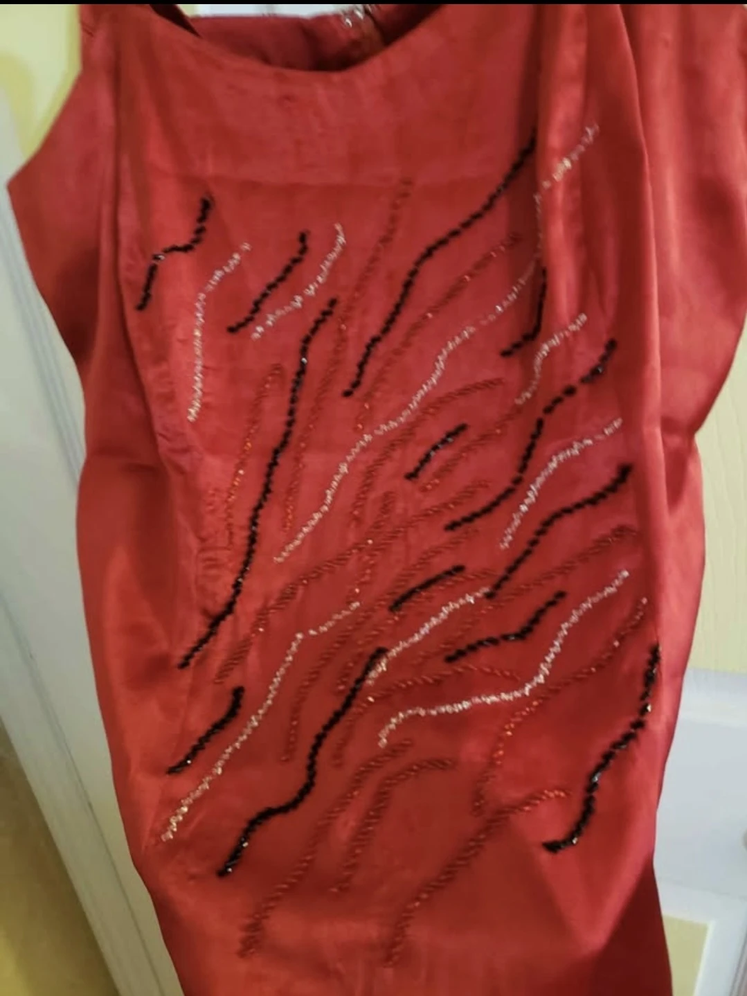 New Red Beaded Two-Piece Formal 14p Dress - photo 3