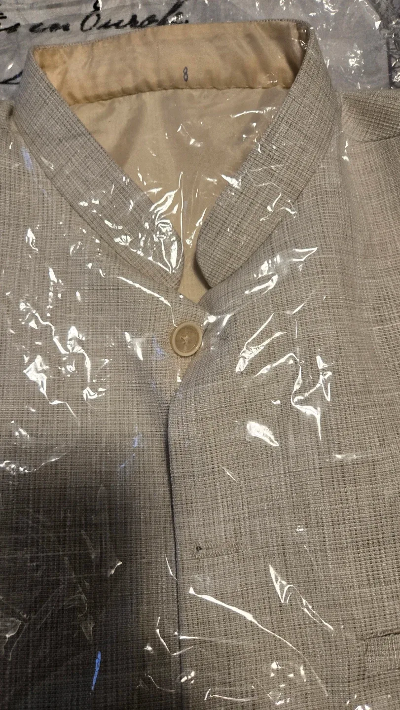 Light Grey Nehru Vest Size 8
