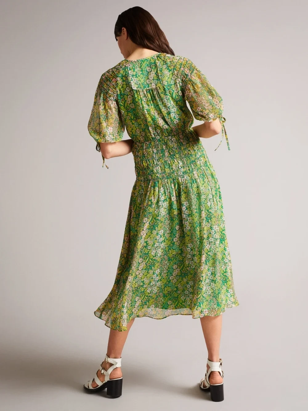 Ted Baker Floral Smocked Midi Dress - photo 3