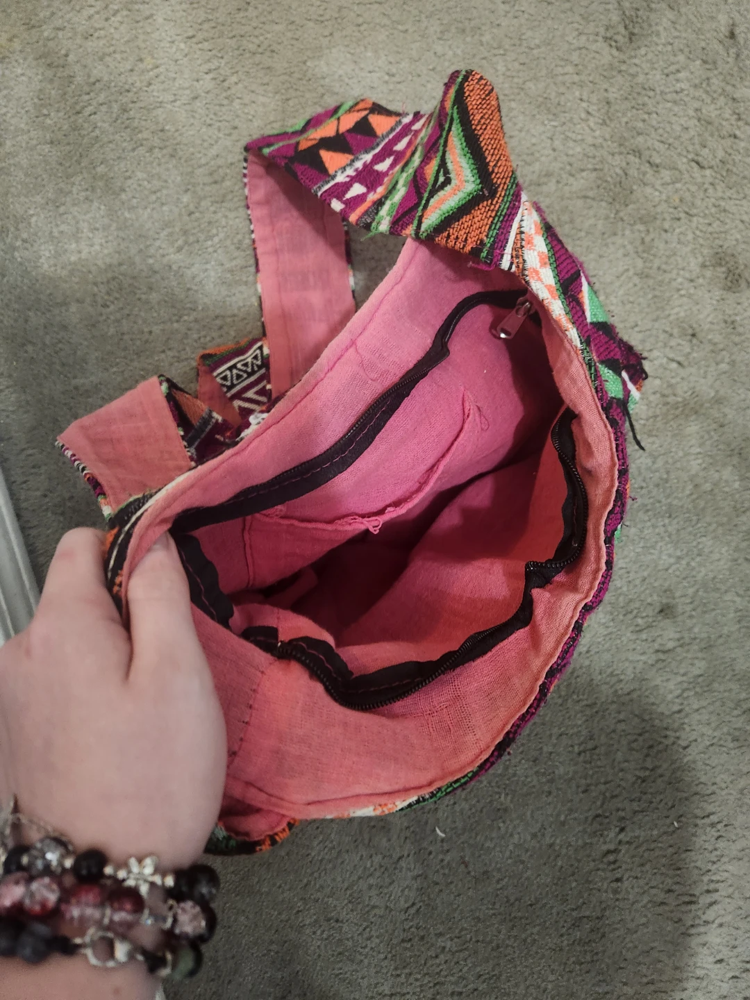 Woven Pattern Crossbody Bag - photo 3