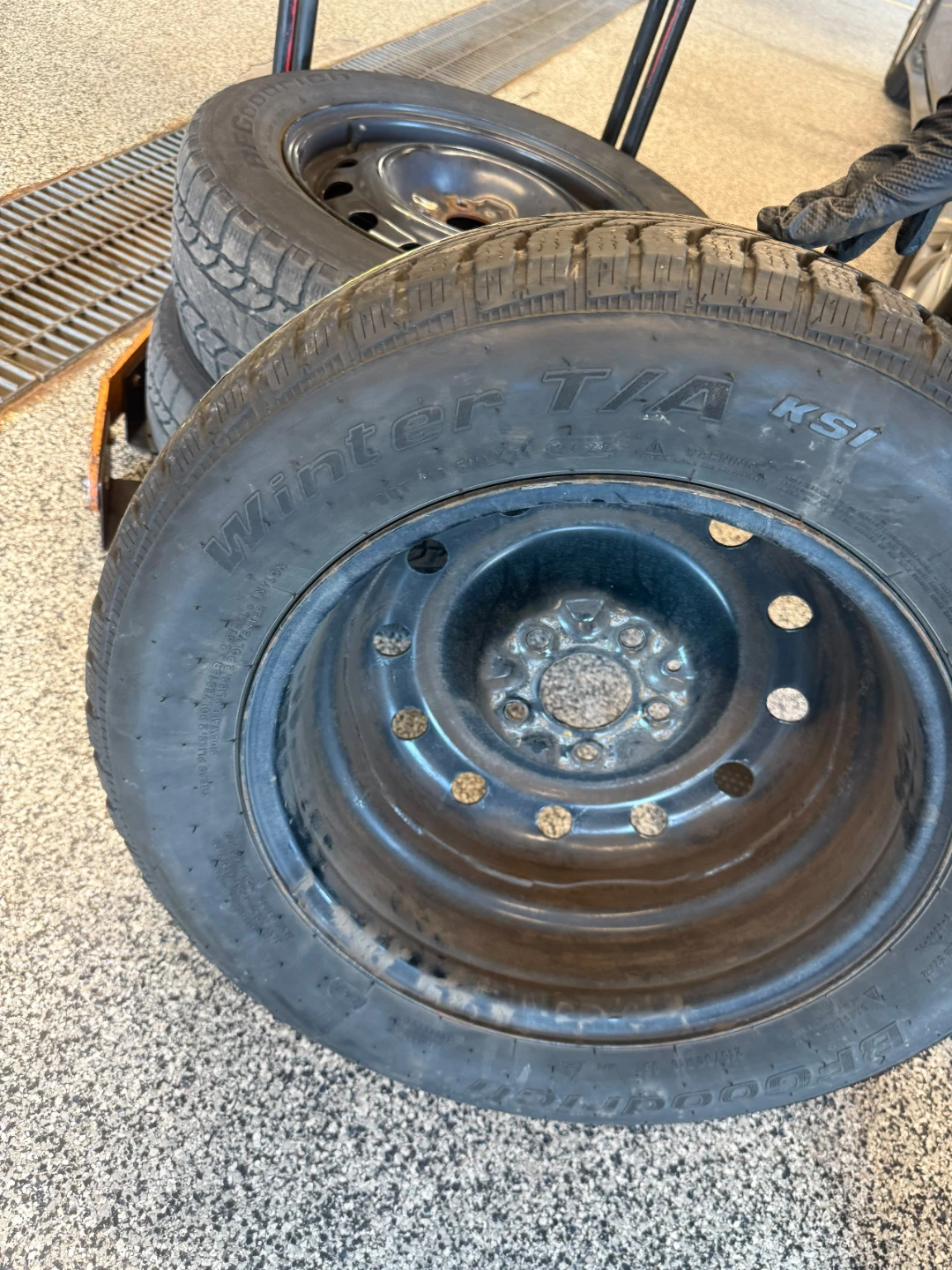 BFGoodrich Winter T/A KSI Winter Tire on Steel Rim