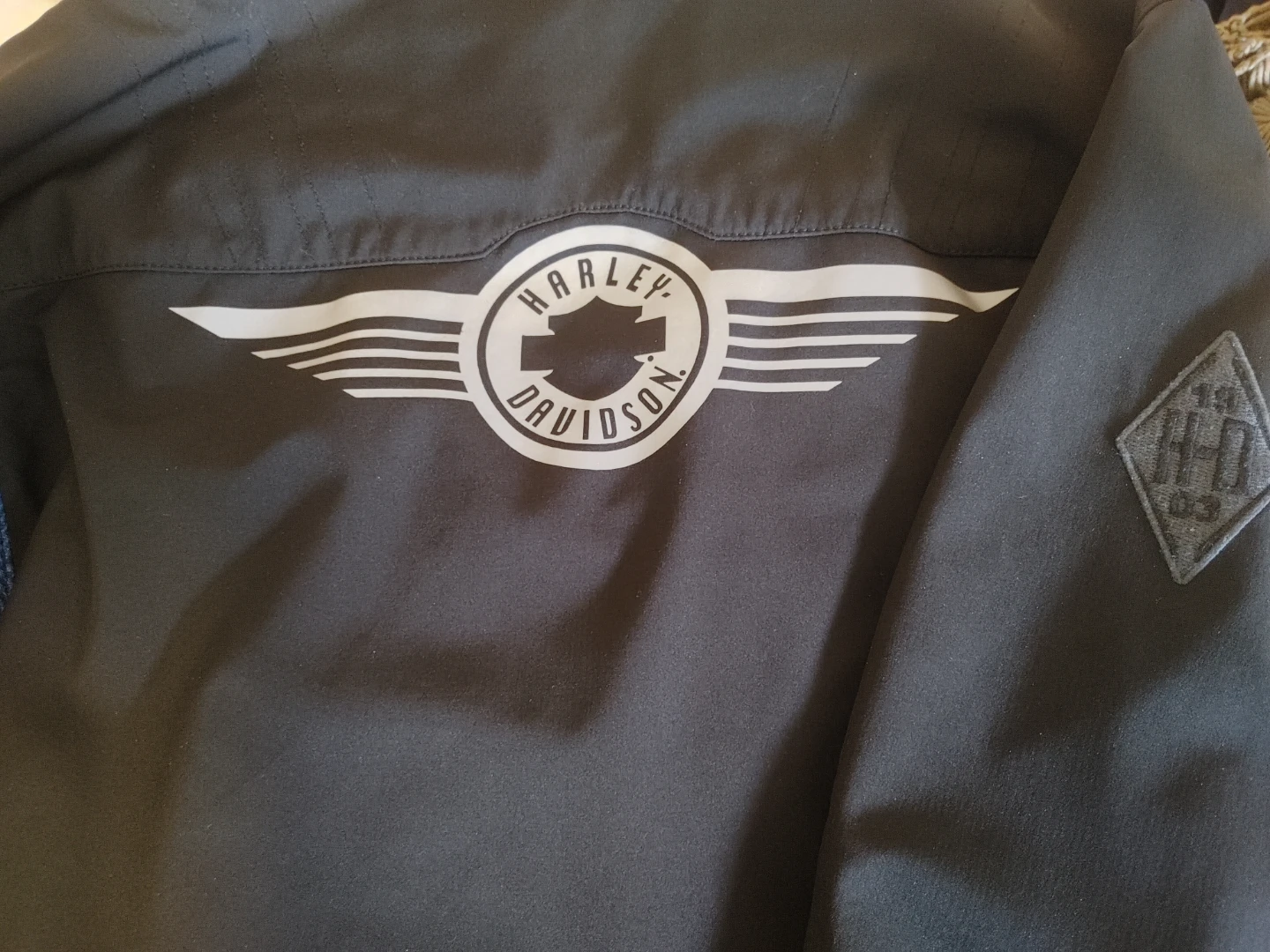 Harley-Davidson Black Zip-Up Jacket - photo 3