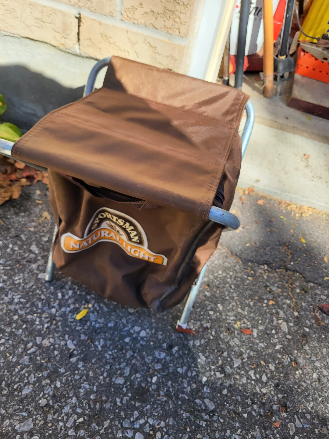 Natural Light Sportsman Folding Stool