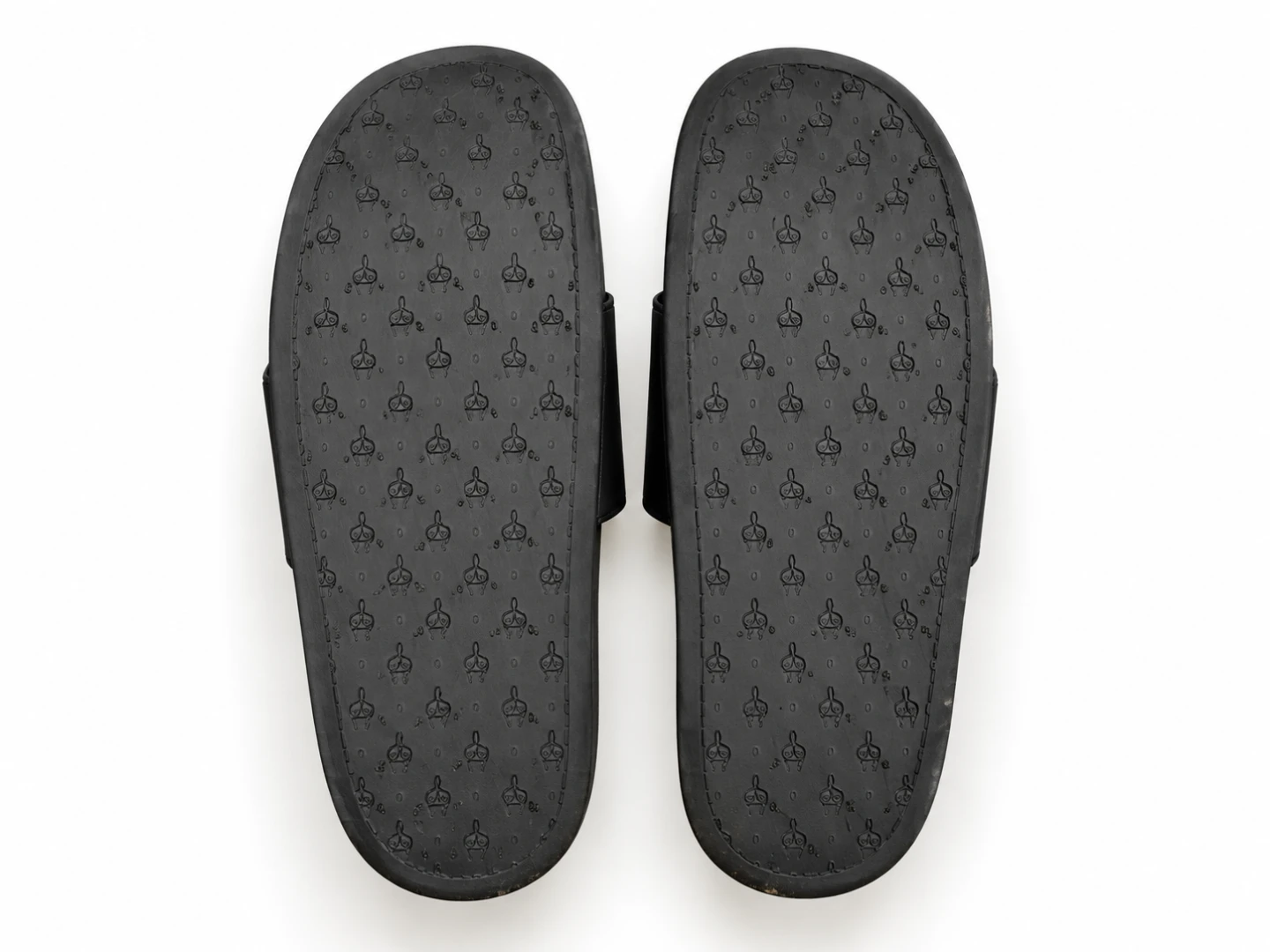 OVO OCTOBER’S VERY OWN BLACK OWL SLIDES – US 12 – WORN ONCE - photo 2