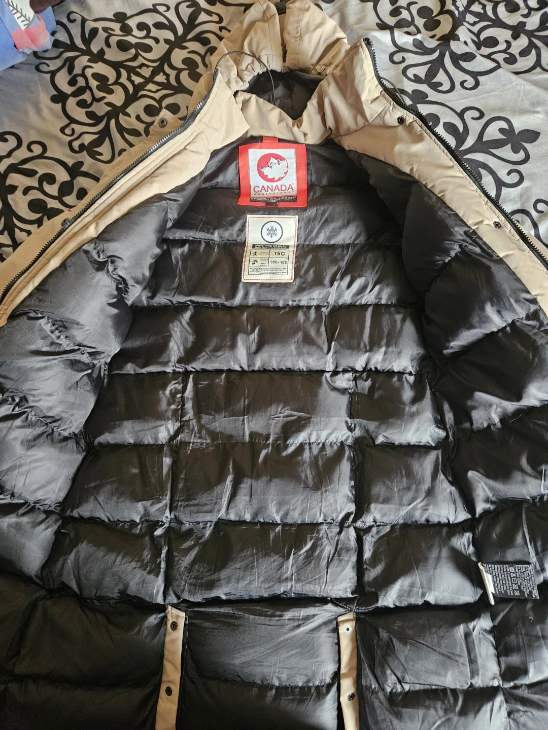 Canada Weathergear Super Triple Goose Parka - Beige - photo 2