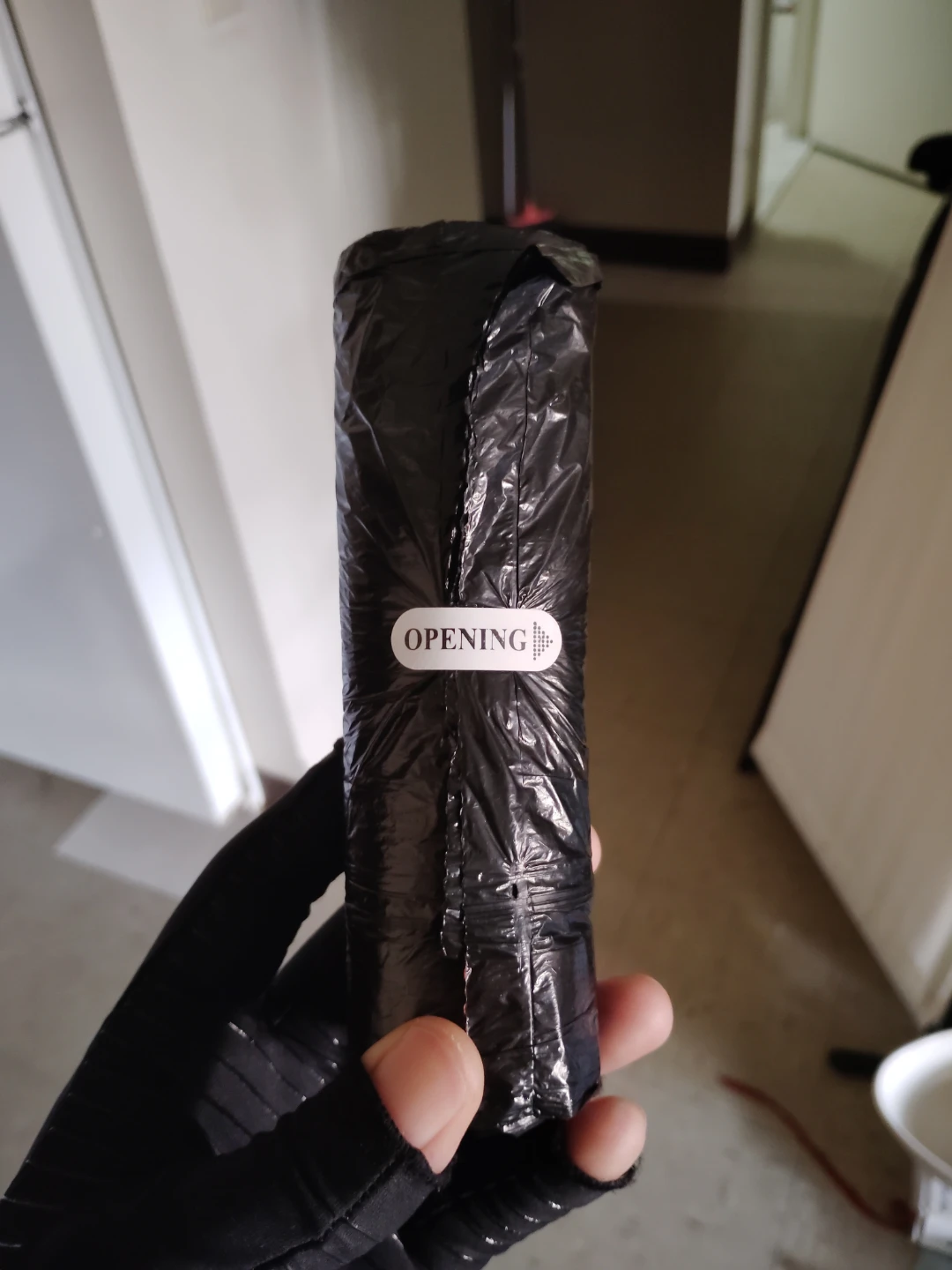 Black Trash Bag Roll size small for bathroom 100x