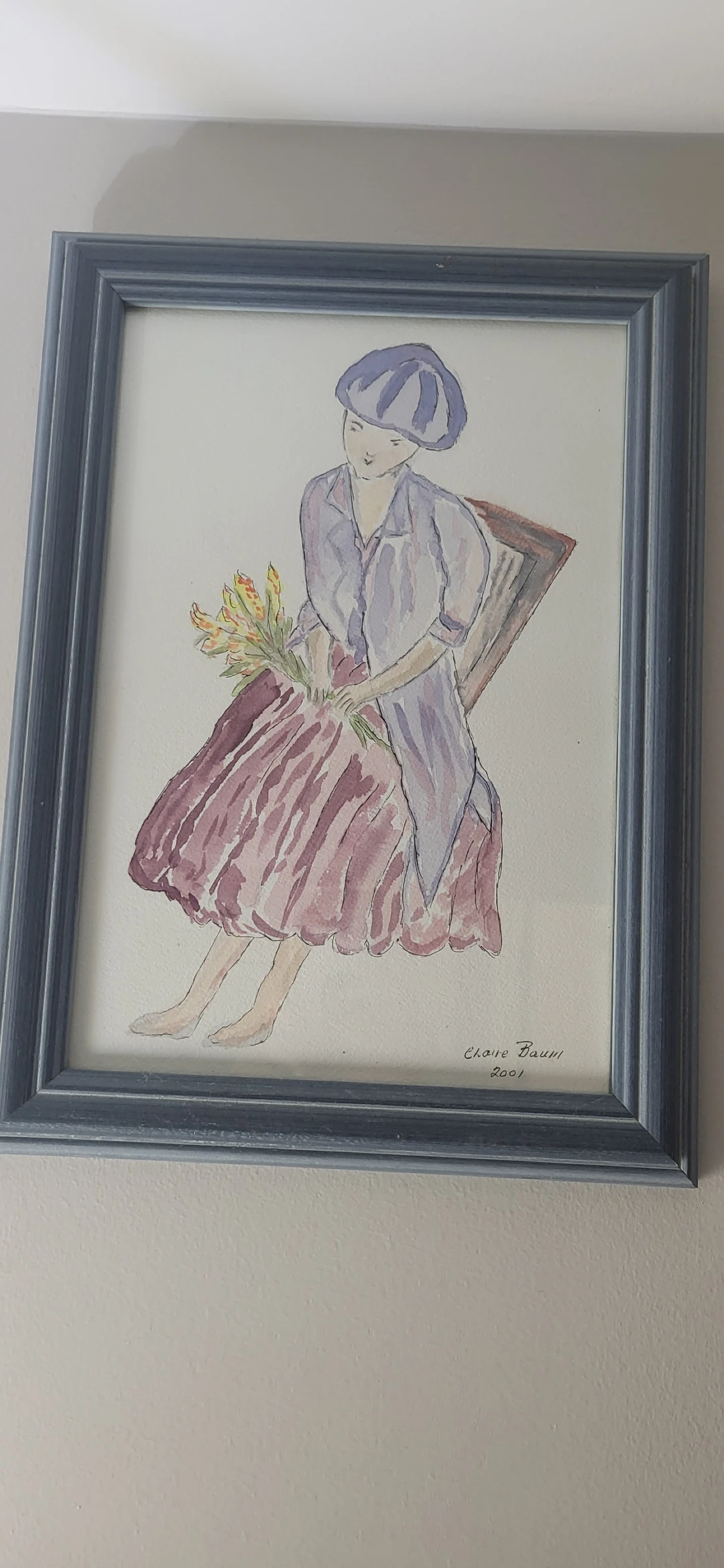 Claire Baum 2001 Watercolor Art