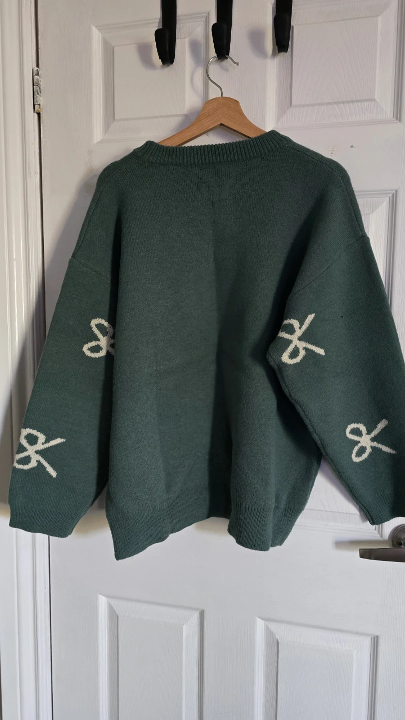 Green Bow Sweater - photo 3
