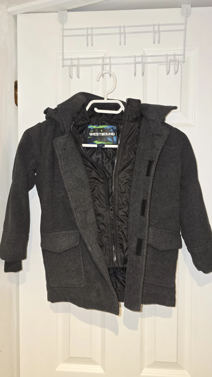Westbound Kids Winter Coat Dark Grey