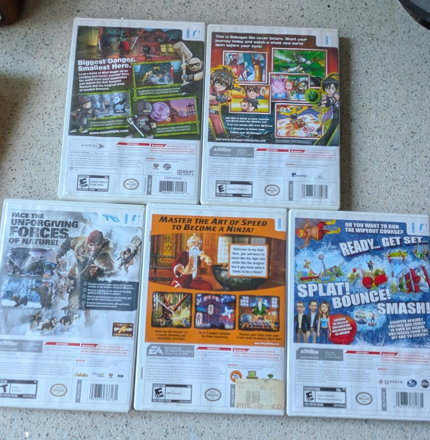 5 Nintendo Wii Games Bundle - photo 2