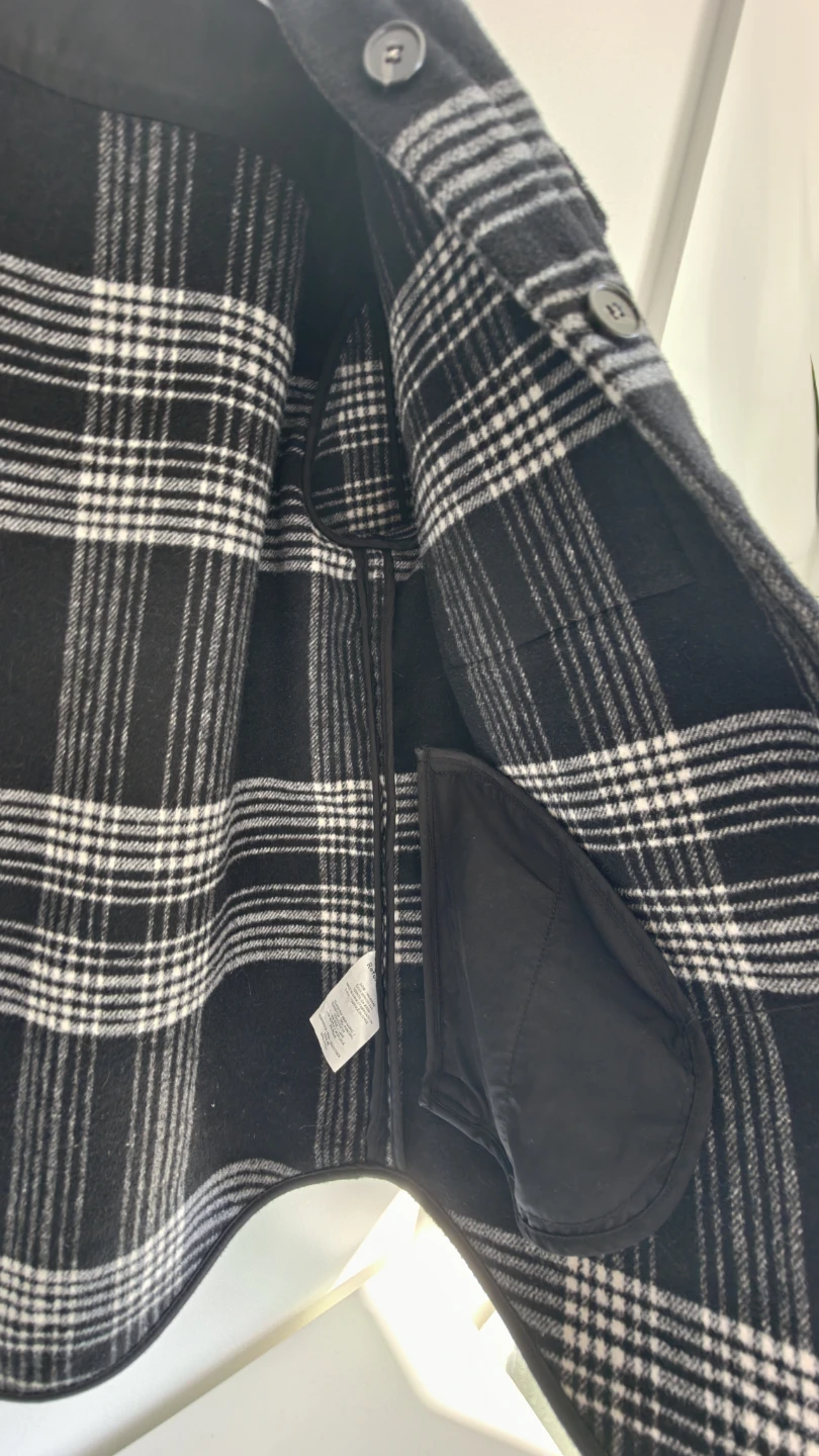 Reformation Plaid Shirt Jacket - photo 5