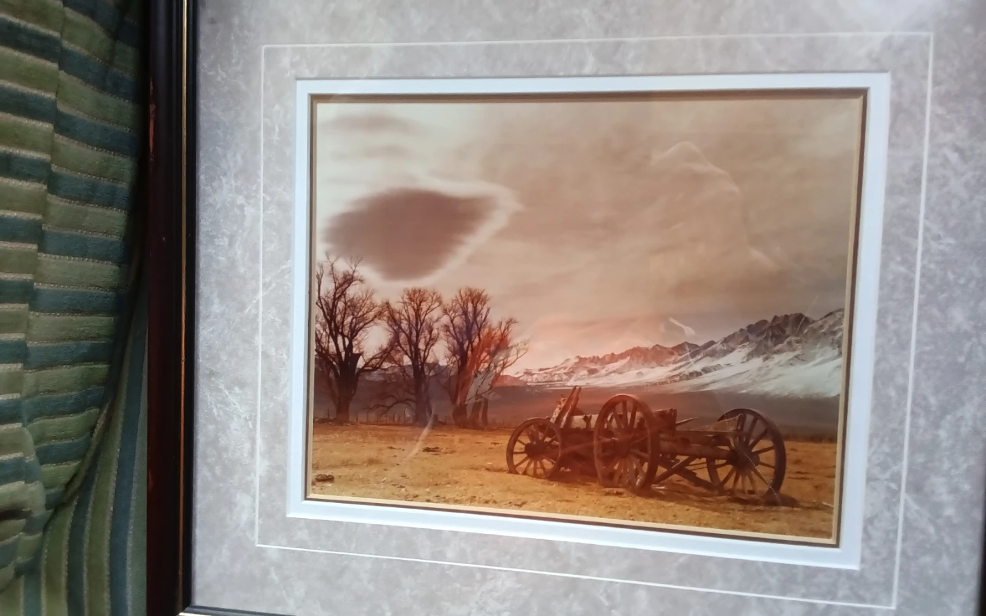 Dennis Flaherty Framed Sepia Photo – Owens Valley - photo 2