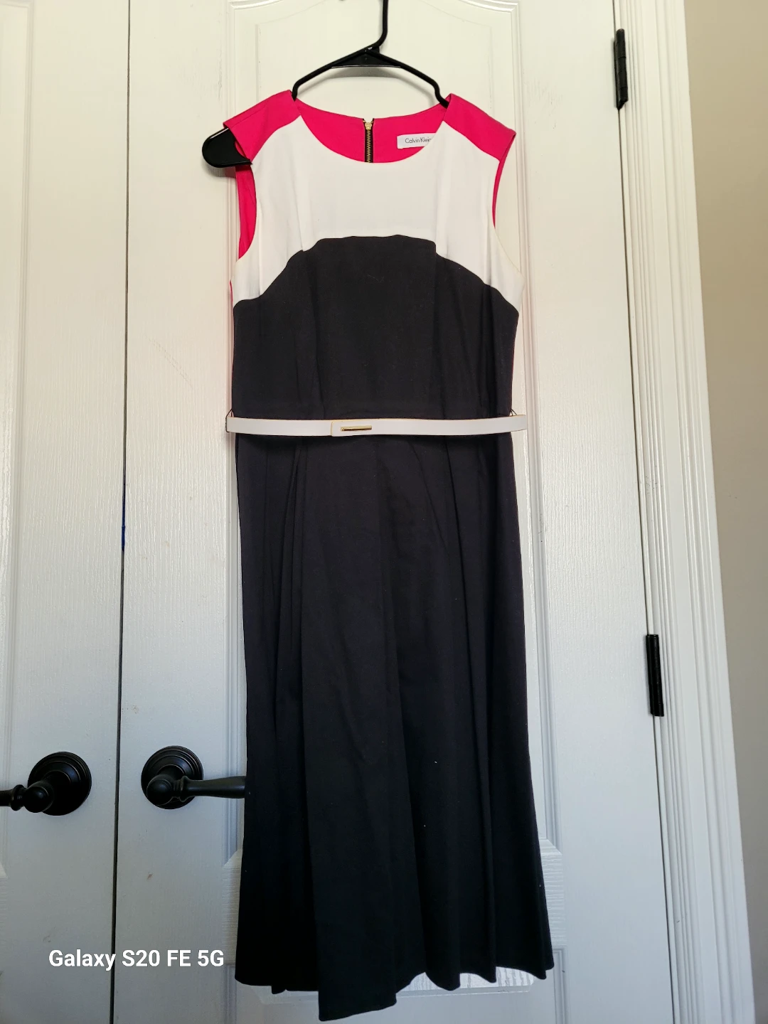 Calvin Klein Colour-Block Dress Size 6