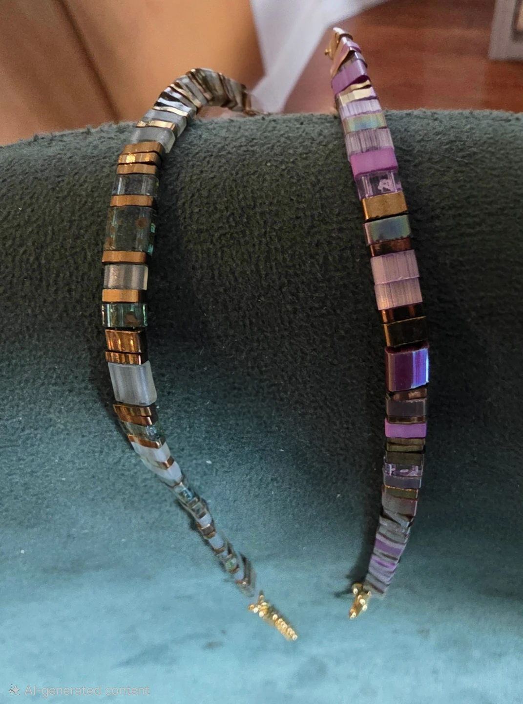 Set of Two Beaded Bracelets - photo 2