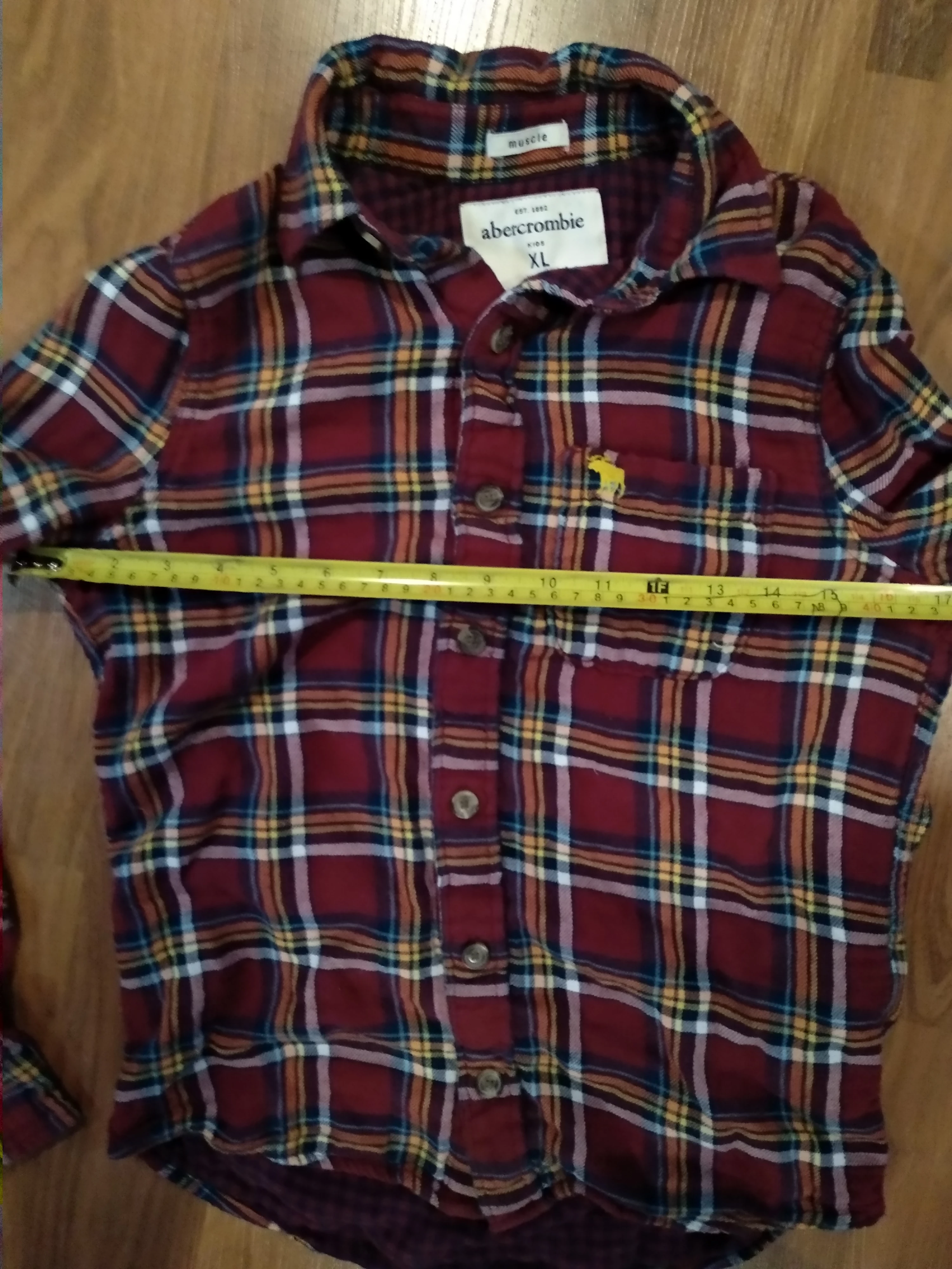 Abercrombie Kids Plaid Flannel Shirt XL - photo 2
