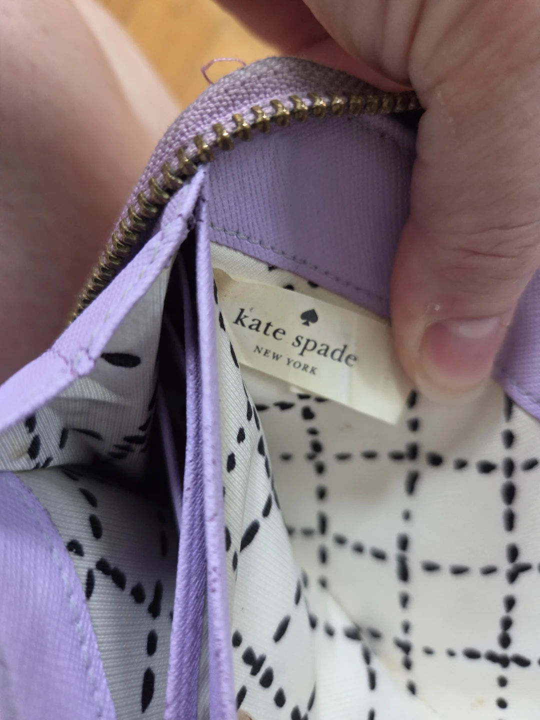 Kate Spade Lavender Zip-Around Wallet - photo 5