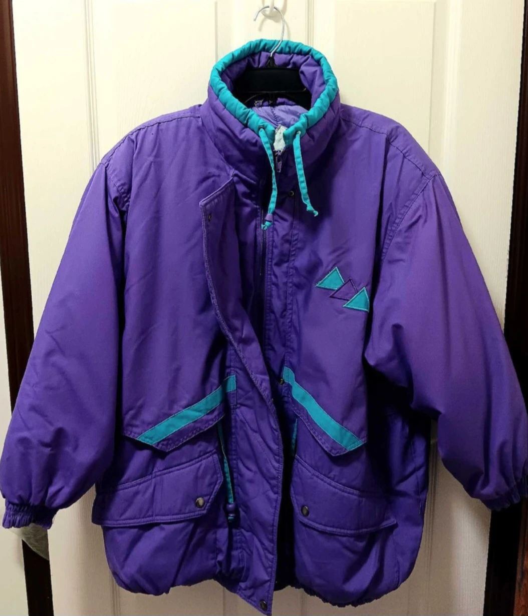 🧥Purple & Teal Jacket - Size XL🧥 - photo 2
