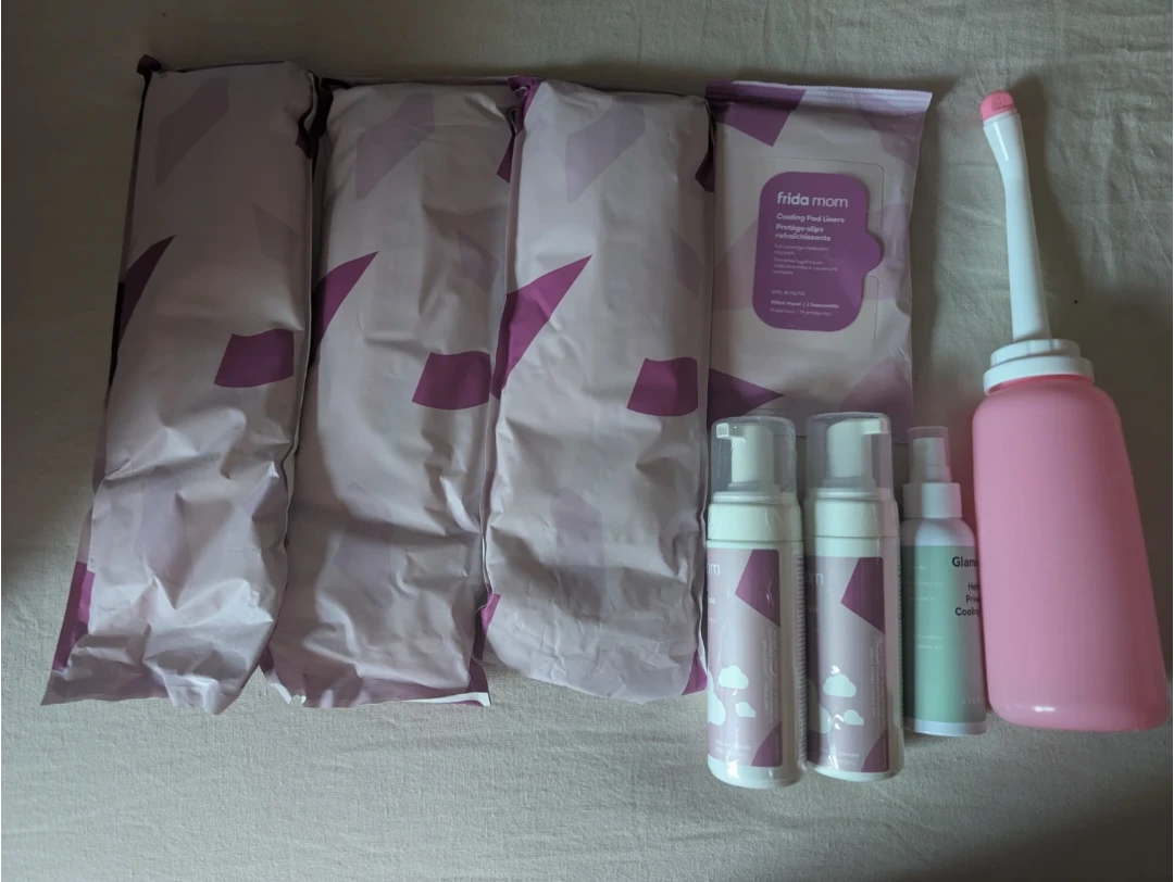 FridaMom Postpartum Kit and Donut Pillow