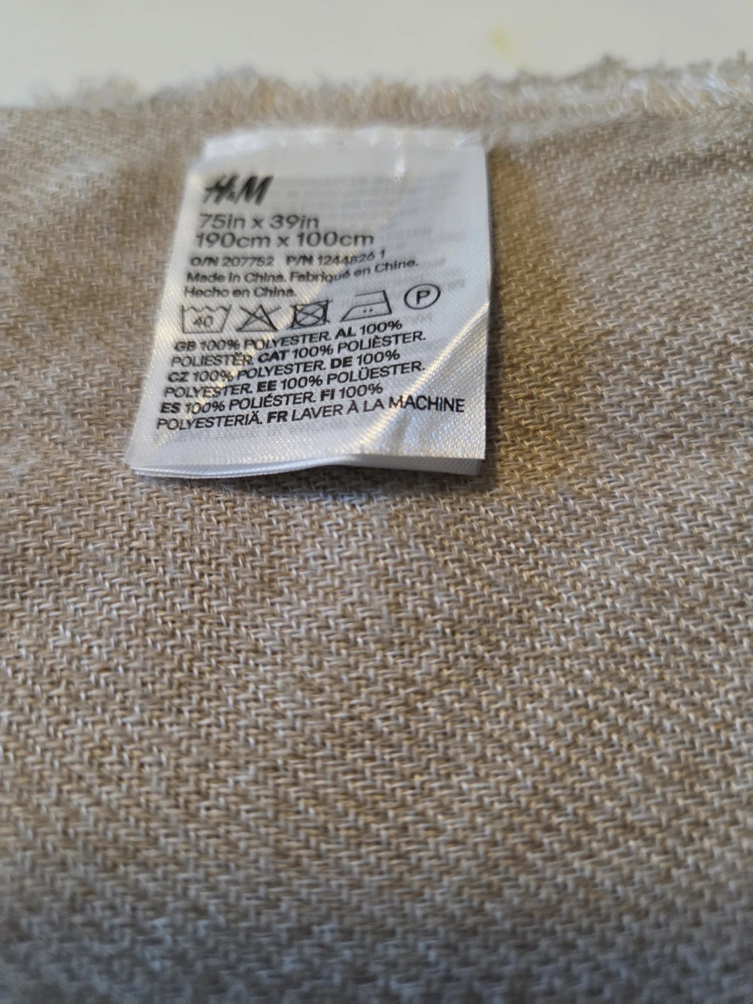 H&M Beige Scarf - photo 2